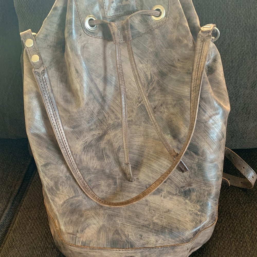 Will Leather Goods Drawstring Bomber Backpack - image 1